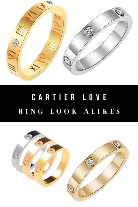 cartier ring dupe gold|cartier dupe look alikes.